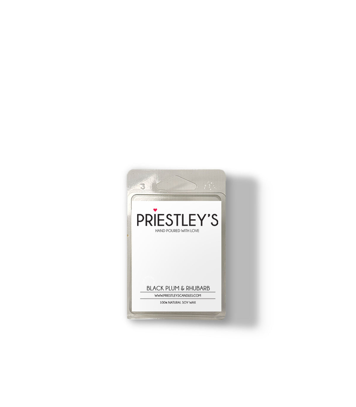 Priestley's Wax Melt - Black Plum & Rhubarb