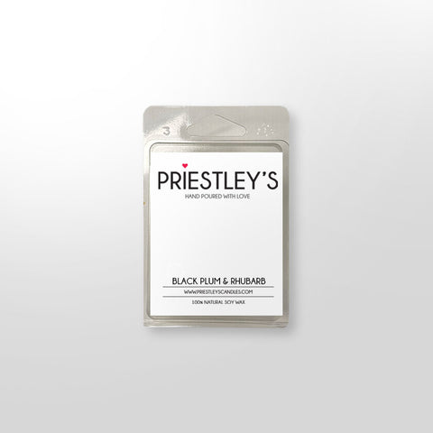 Priestley's Wax Melt - Black Plum & Rhubarb